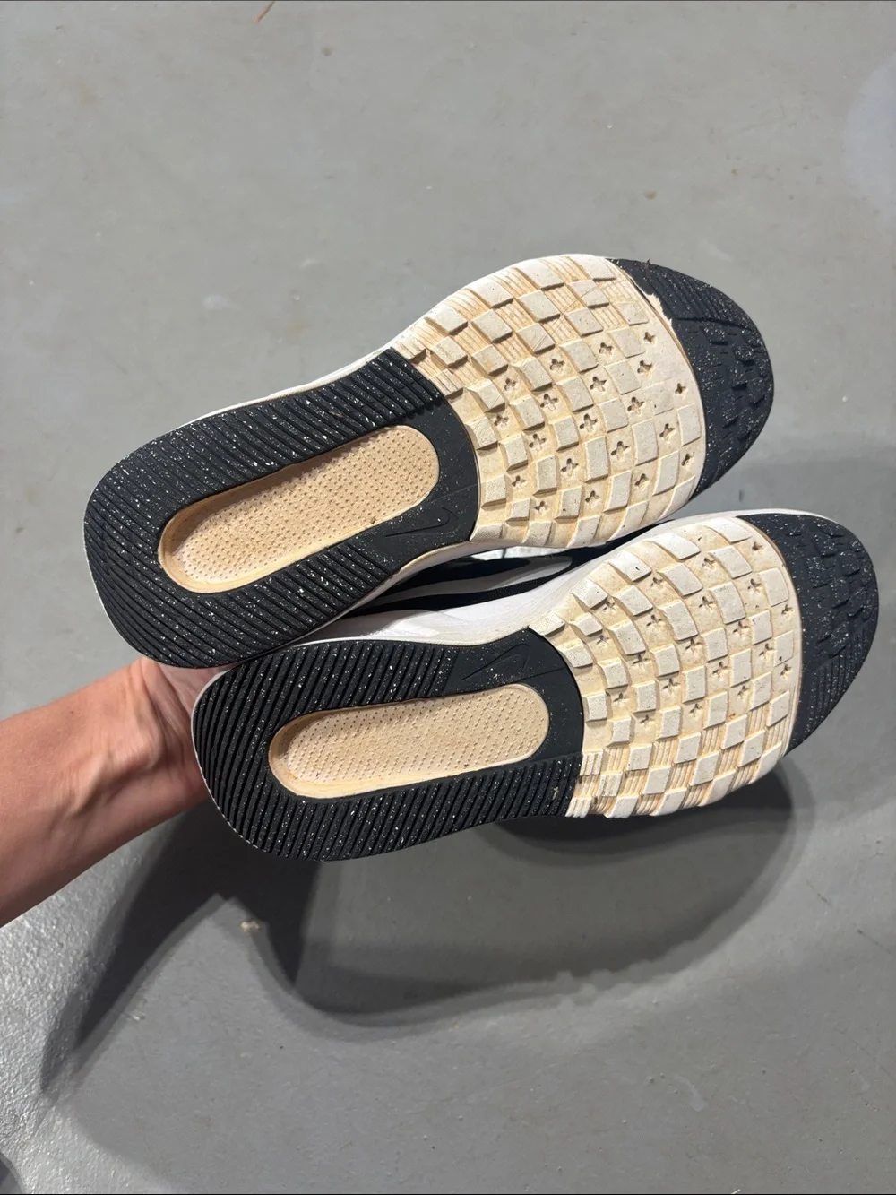 Nike Black and White Kids' Hook-and-Loop Sneakers